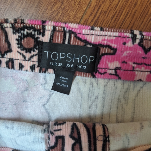Topshop corduroy miniskirt - Picture 2 of 4